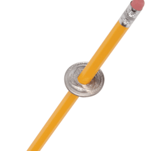 Pencil Thru Quarter