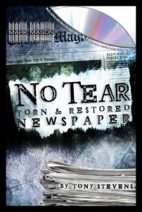 No Tear-Torn and Restored Newspaper