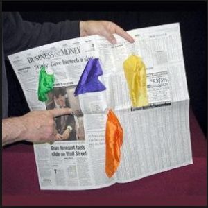 Silks From Newspaper  (Gimmick )