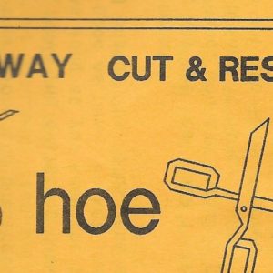 Cut and Restored Shoe Lace