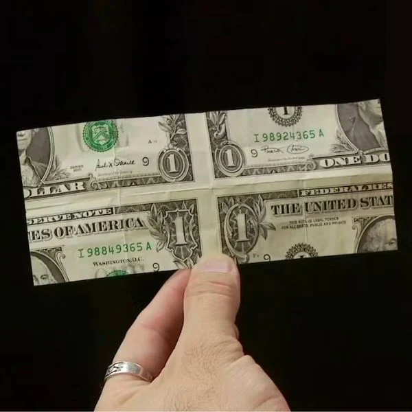 Mismade Dollar Bill