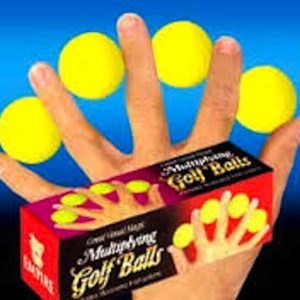 Multiplying Golf Balls. (Yellow)